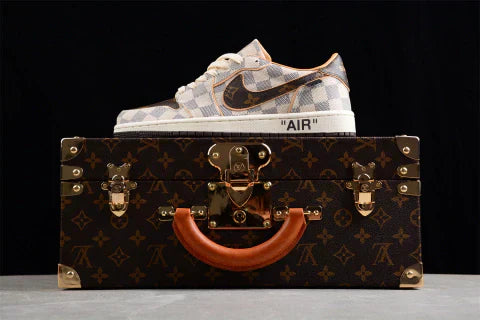 Nike Air Jordan 1 x LV Low Custom by The Shoe Surgeon