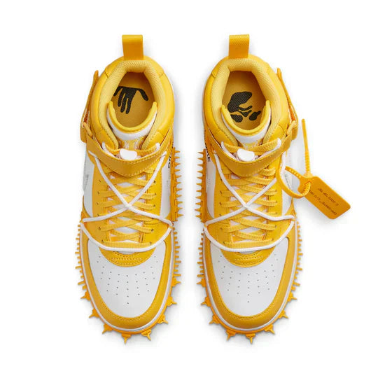 Nike Air Force 1 Mid  X Off-White SP Leather 'Varsity Maize'