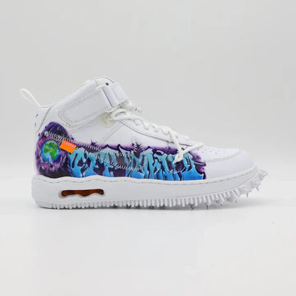 Nike Air Force 1 Mid x Off-White SP Leather 'Graffiti'