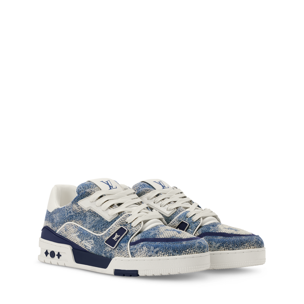 Louis Vuitton LV Trainer Blue #54 Limited