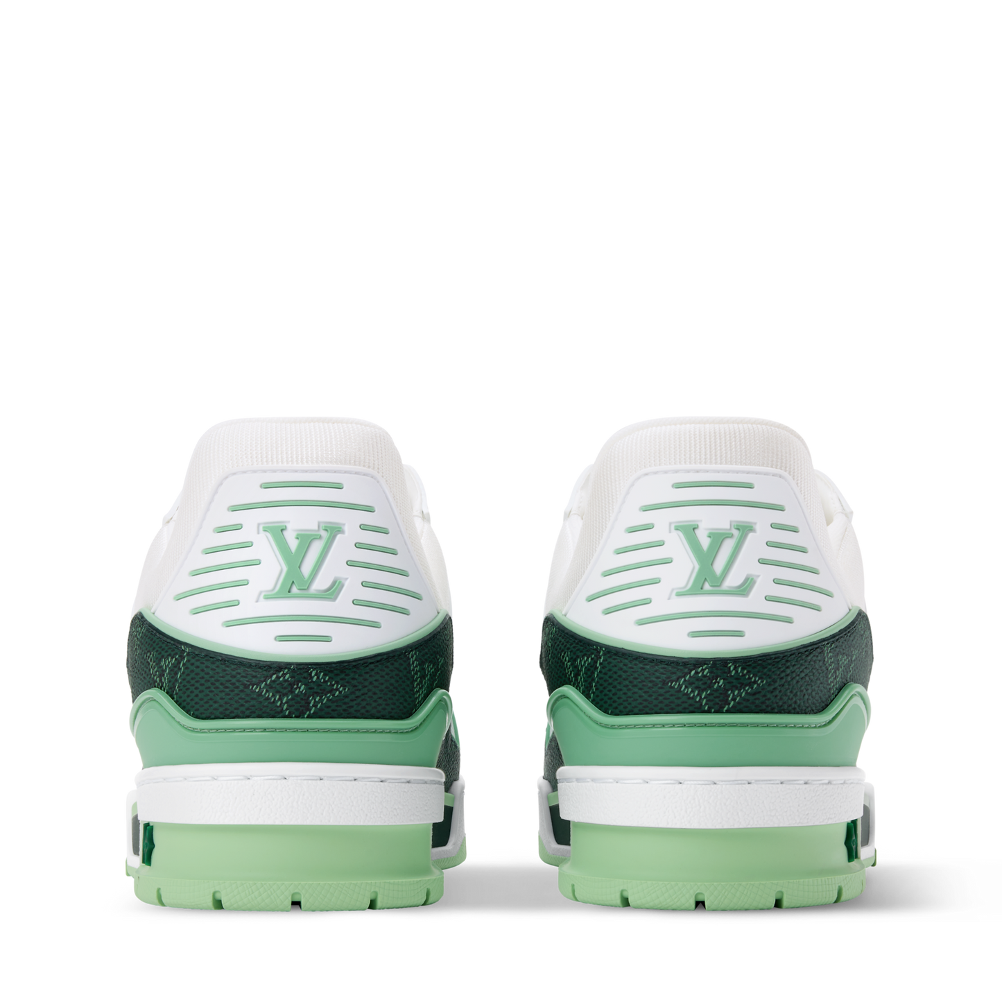 Louis Vuitton LV Trainer Sneaker ‘Denim Monogram green ’