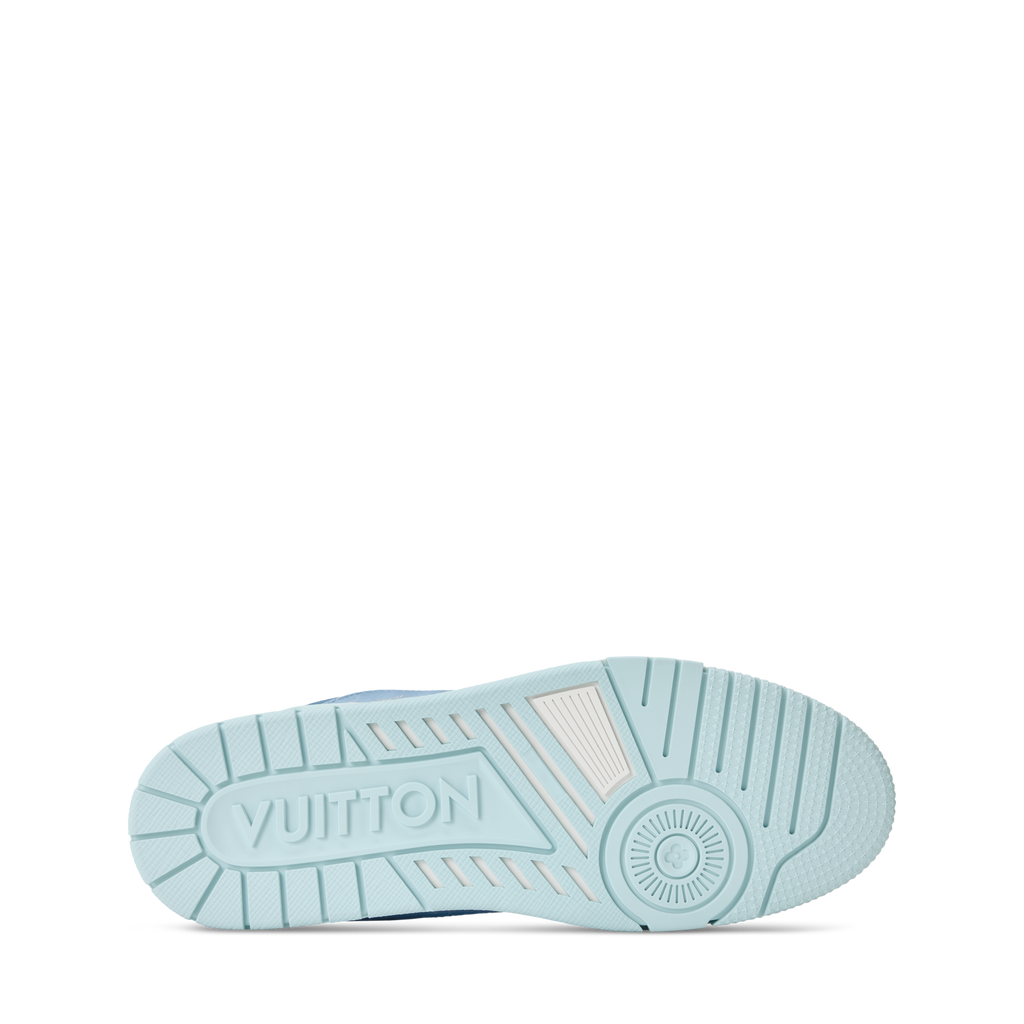 LV Trainer Sneaker Monogram-printed canvas Blue
